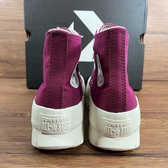 NEW Converse All Star Lugged ‘Orchid’ Women’s Platform Sneakers High Top - Picture 4 of 9